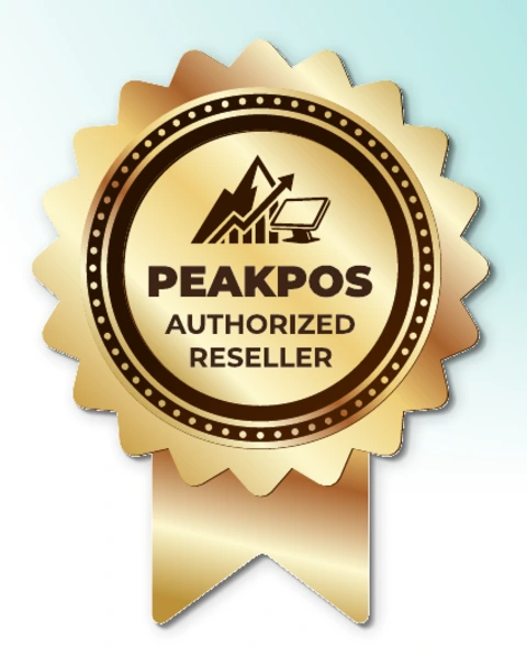 PeakPOS Authorized Reseller badge